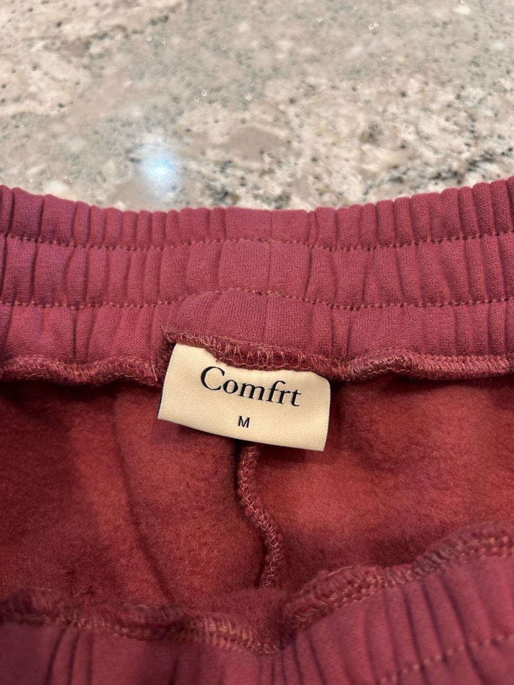 Comfrt Women's Raspberry Track Joggers - Picture 6 of 7